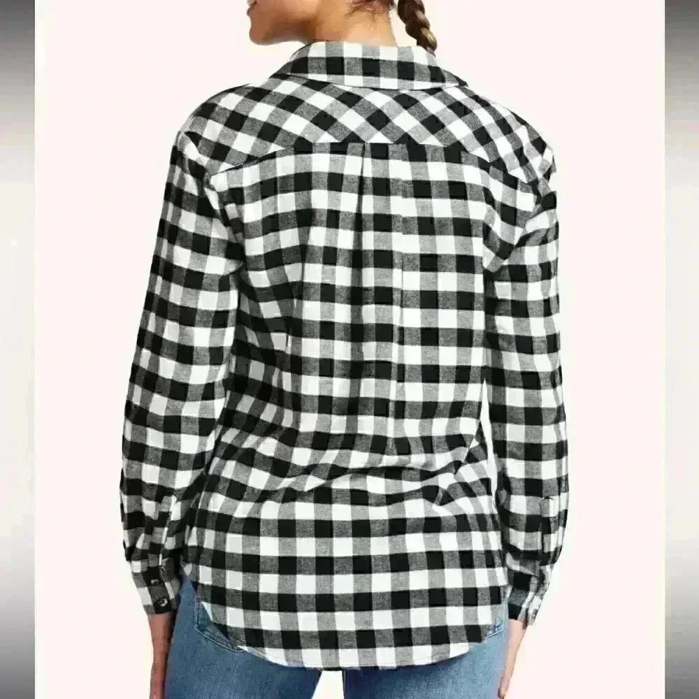 Nwt Peloton Flannel Shirt Sz M — image 2 of 6